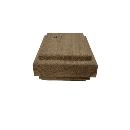 Große Holztreppenteile Holzkappe zur Dekoration