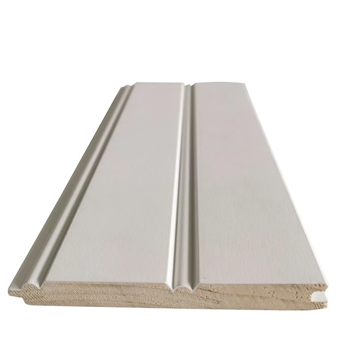 Weiße grundierte Kiefer Wainscot
