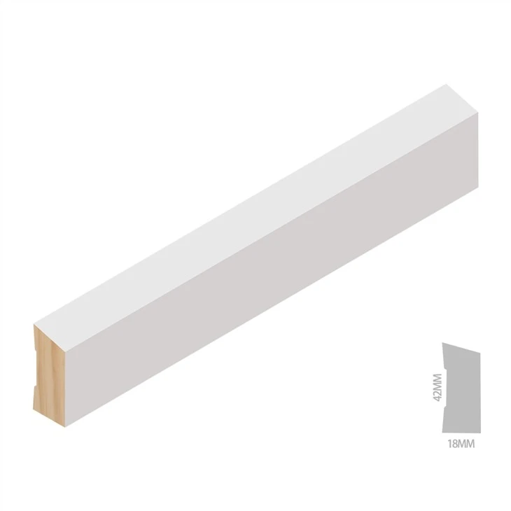 White Primed Finger Jointed Boards Window Reveal Moulding
