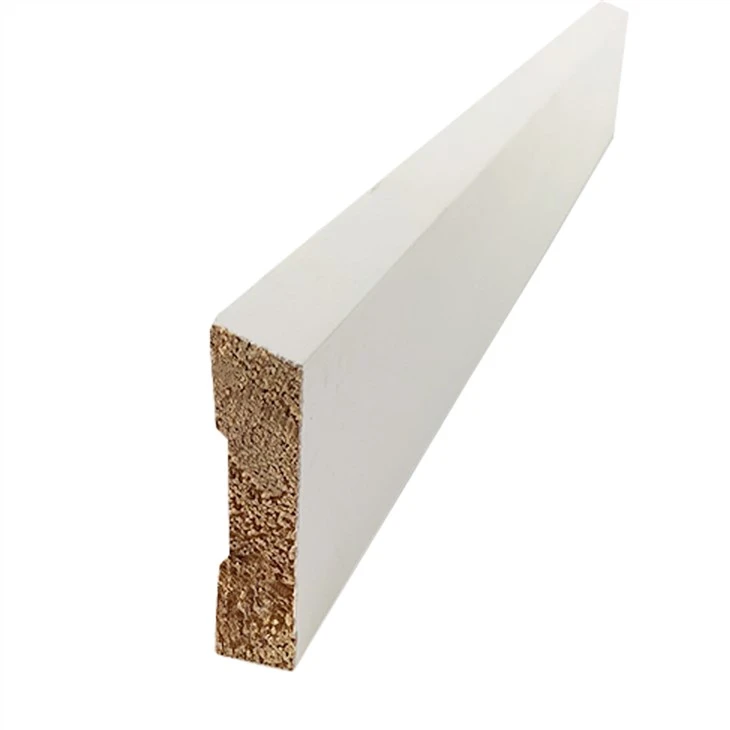 White Primed Finger Jointed Timber Window Reveal Moulding