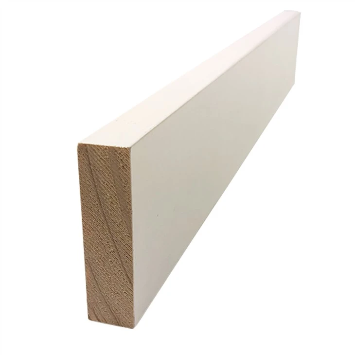 White Primed Finger Jointed Timber Window Reveal Moulding