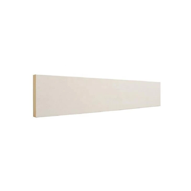 Weiß grundierte MDF-Fußleiste, quadratische Platte S4S 1x4 1x6 1x8